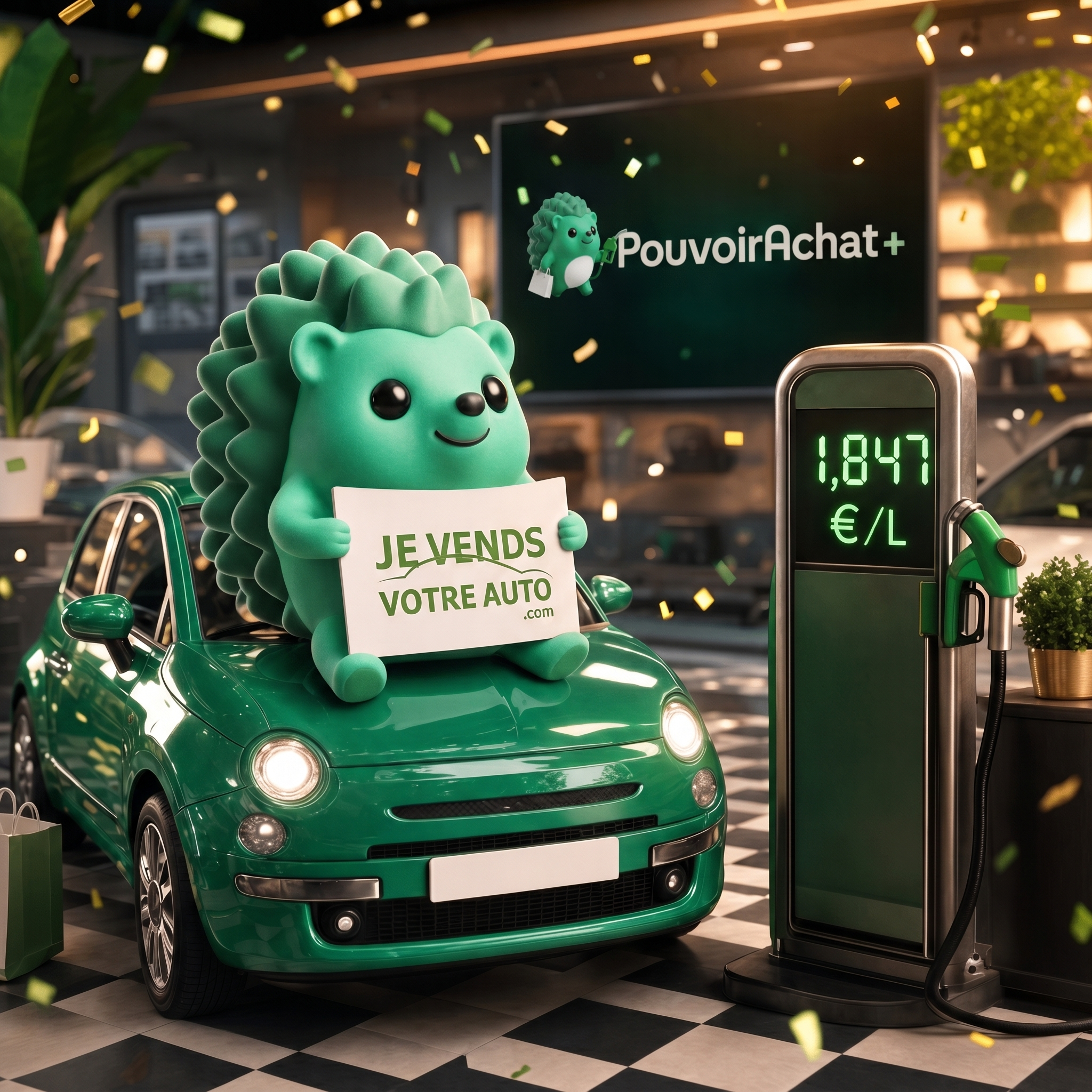 Visuel partenariat PouvoirAchat+ x Je Vends Votre Auto
